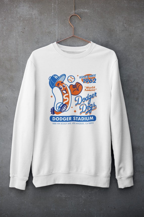 Dodger Dogs Since 1962 Sweatshirt Baseball Shirt Vintage 