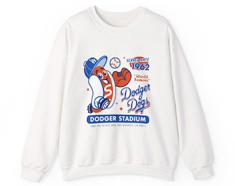Dodger Dogs Since 1962 Sweatshirt, Baseball Shirt, Vintage Baseball Crewneck