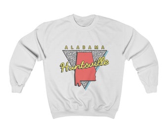 Huntsville Alabama Triangle Sweatshirt, Huntsville Alabama Tröja