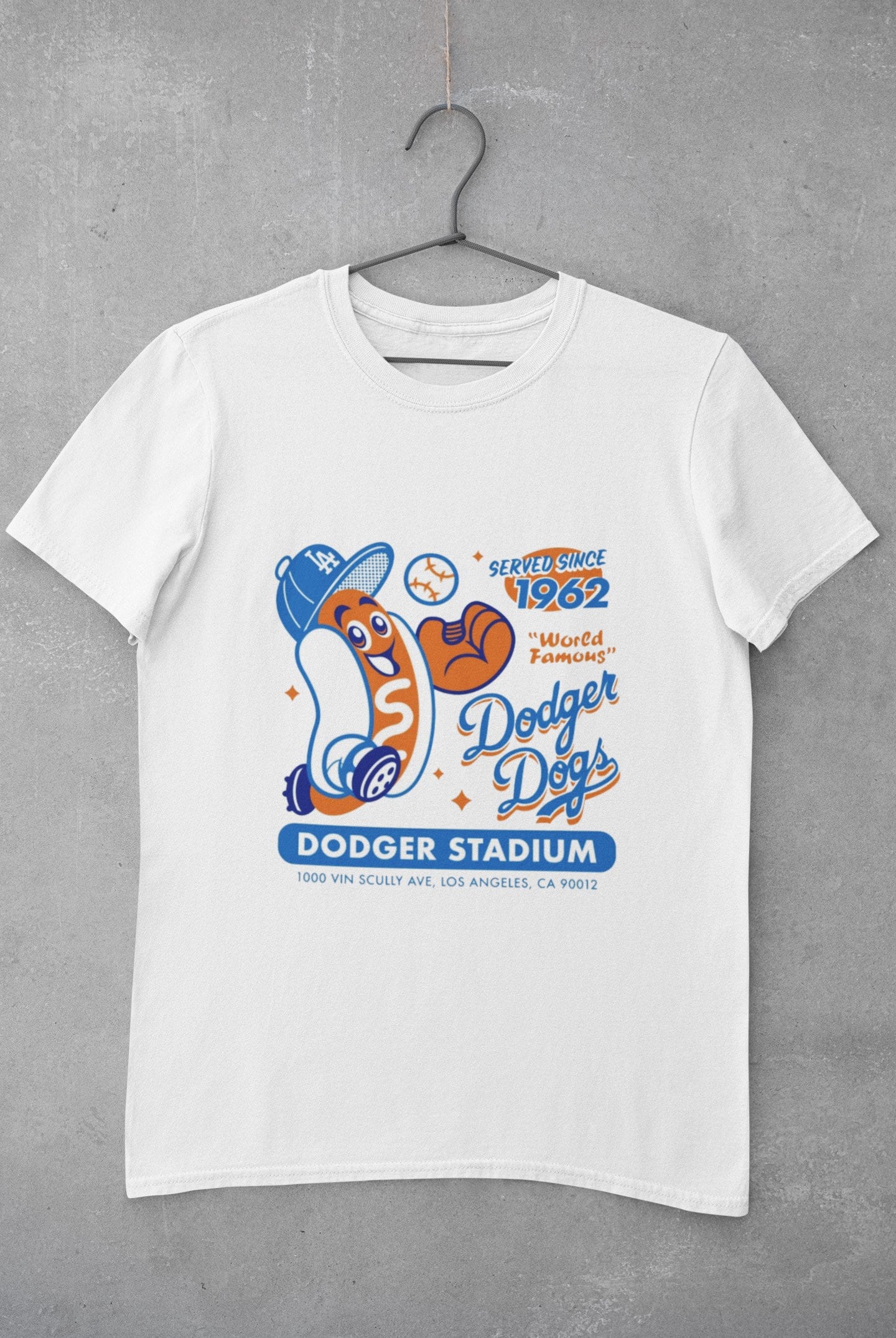 Dodger Dogs Since 1962 T-Shirt, Baseball Shirt, Vintage Baseball Tee