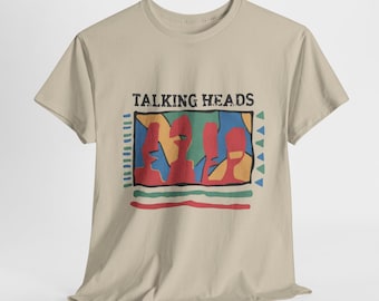 Talking Heads Yellow This Must Be The Place T-Shirt, Vintage Graphic Tee, Stop Making Sense Talking Head Retro Shirt