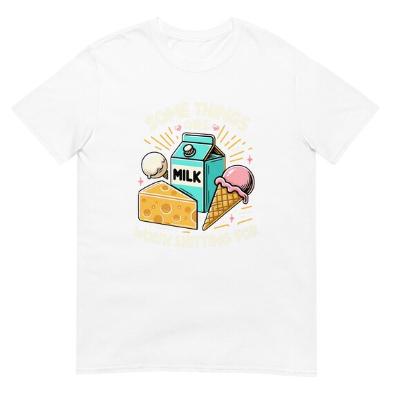Humorous Milk Cheese Ice Cream Sarcastic Graphic T-shirt - Etsy Humorous Milk Cheese Ice Cream Sarcastic Graphic T-shirt - Etsy