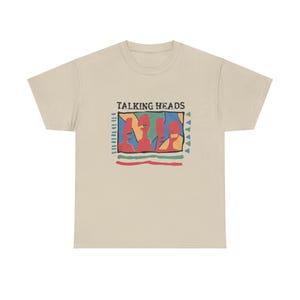 Talking Heads Yellow This Must Be The Place T-Shirt, Vintage Graphic Tee, Stop Making Sense Talking Head Retro Shirt