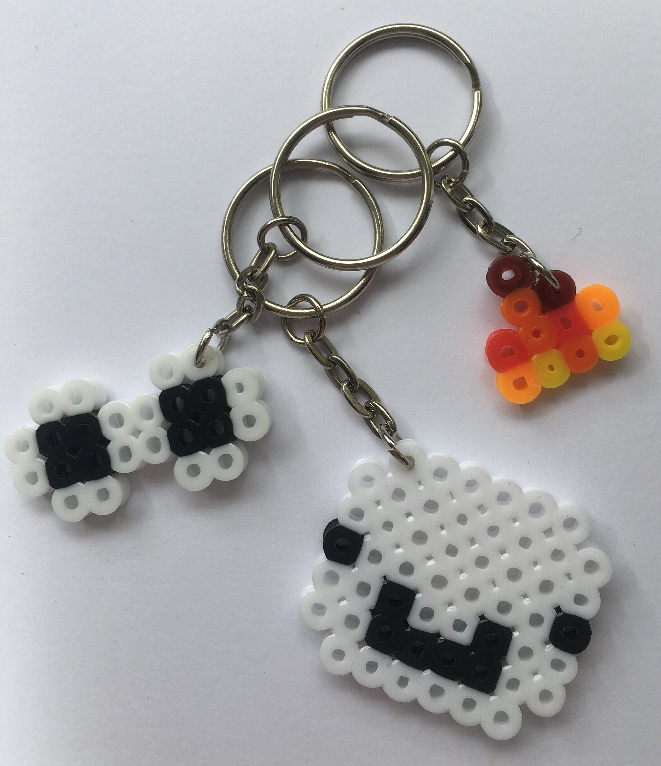 Dream SMP Sapnap Minecraft Skin Perler Keychain DSMP MYCT