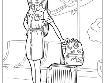 Barbie From Barbie Life In The Dreamhouse Coloring Page