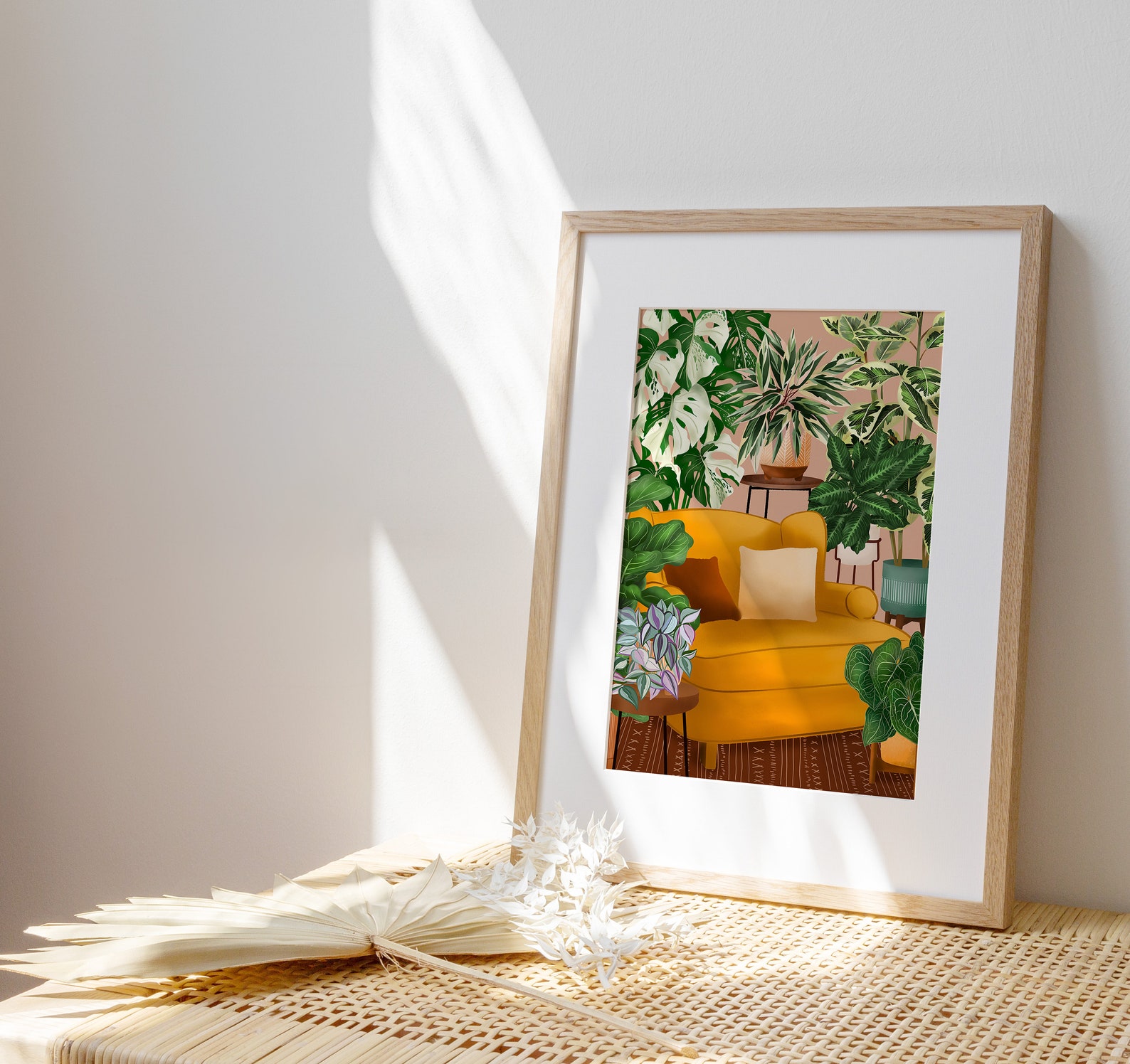 Plant Room Wall Art Indoor Jungle Art Nature Inspired Etsy