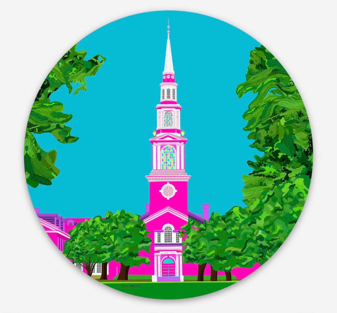 Samford Sticker Sticker: Samford Reid Chapel School Birmingham, Alabama, College Grad ...