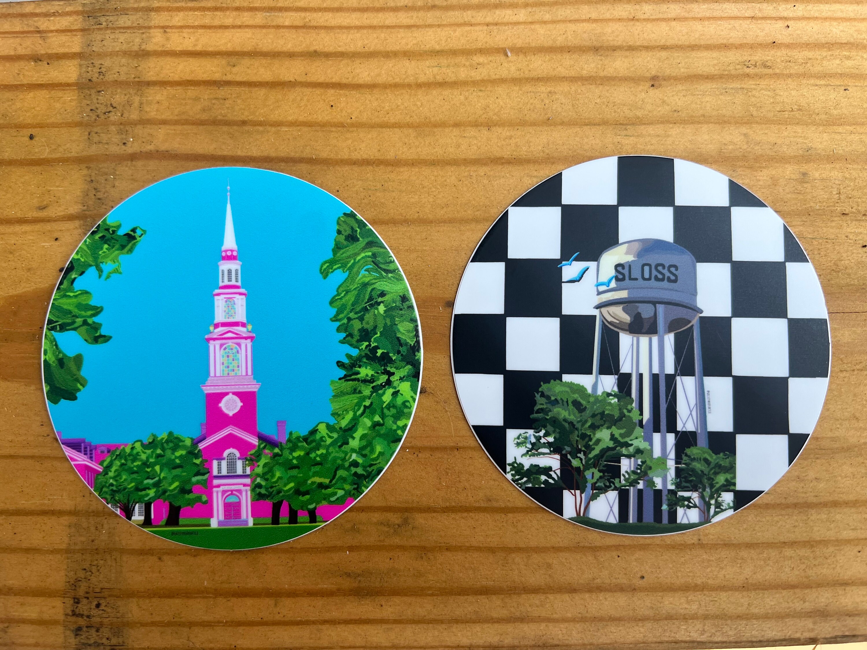 Samford Sticker Sticker: Samford Reid Chapel School Birmingham, Alabama, College Grad ...