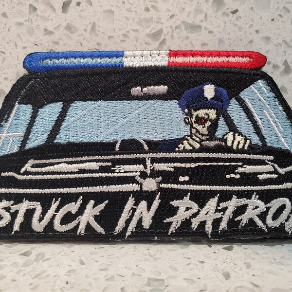 Police STUCK IN PATROL morale patch