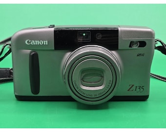 キヤノン Sure Shot Z135 ズームカメラ 38-135mm フィルムテスト済み ポイントシュート シルバー