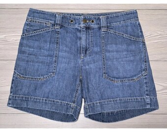Vtg Lauren Jeans Co Short Ralph Lauren Femme Taille 4 Bleu Entrejambe 5,5 pouces