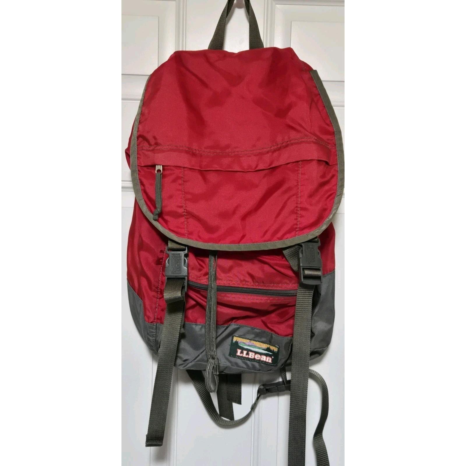 L. L. BEAN Backpack Vintage/Rare Vintage 80s LL BEAN rucksack backpack green blue Rare | eBay main image 4
