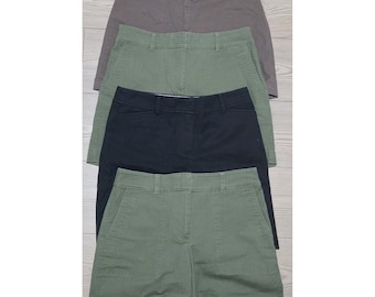 Talbots Shorts Bundle Lot Of 4 Pairs Womens Size 2 Green Black Brown