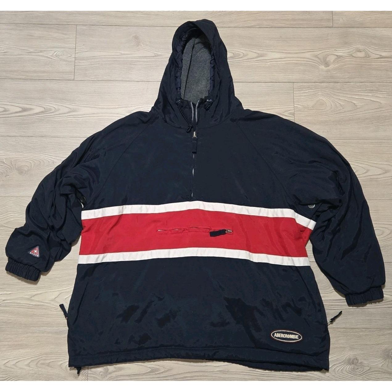 【 新品未使用 】 Abercrombie & Fitch Y2K ジャケット Y2K Abercrombie and Fitch Saranac Lake Jacket Navy Blue