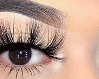 1 x STRIP OF FULL EYELASHES SUITABLE FOR VINTAGE DOLLS IN A CHOICE OF 3 SHADES 
