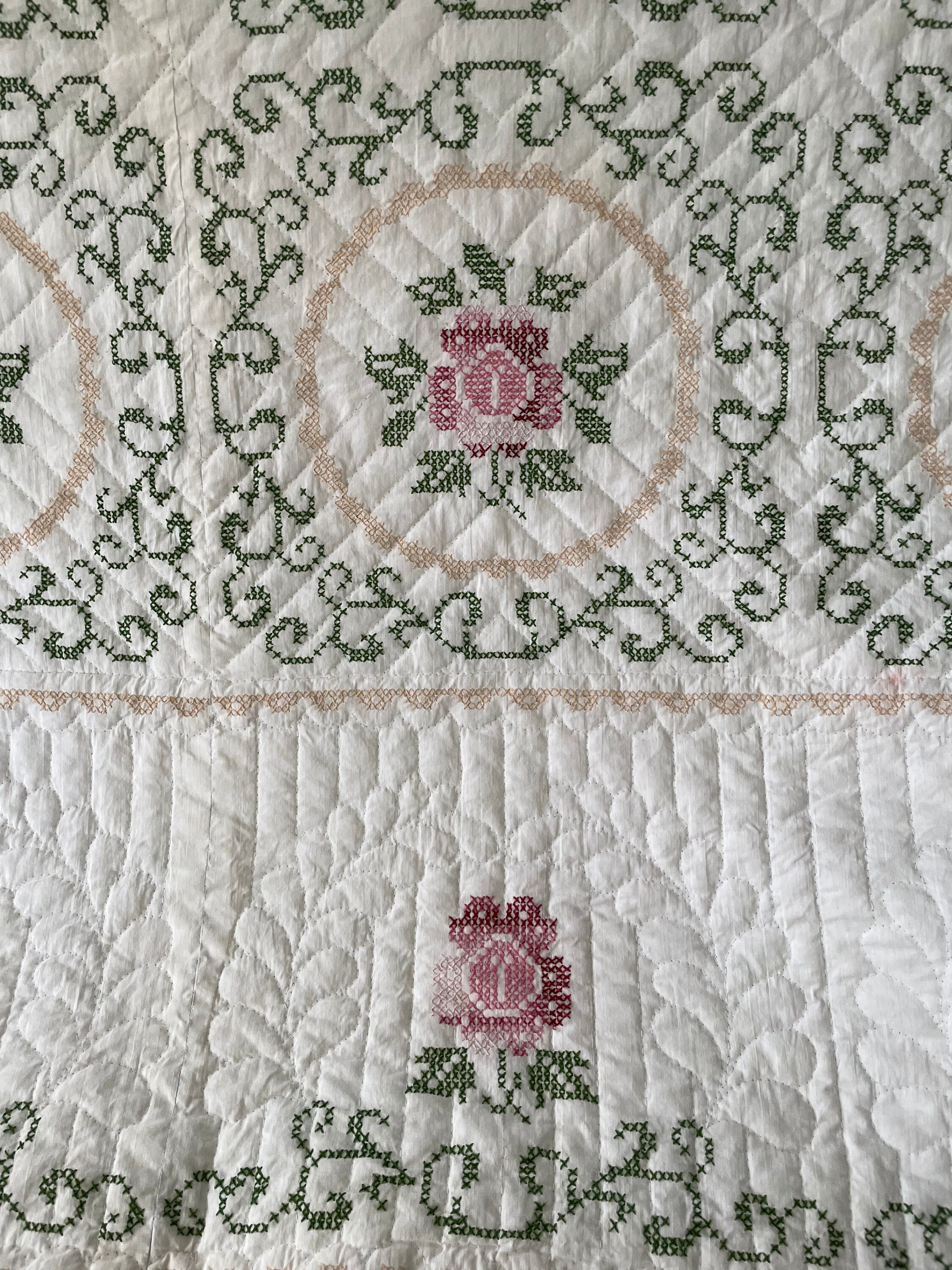Handmade Embroidered Quilt - Etsy
