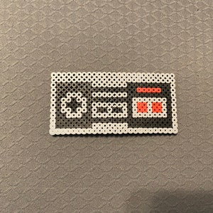 Nintendo NES Classic Controller perler bead magnet