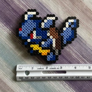 Squirtle - Pokemon Inspired Mini Perler Beads (Choose your finish)- Ma –  GalaxyofPixels