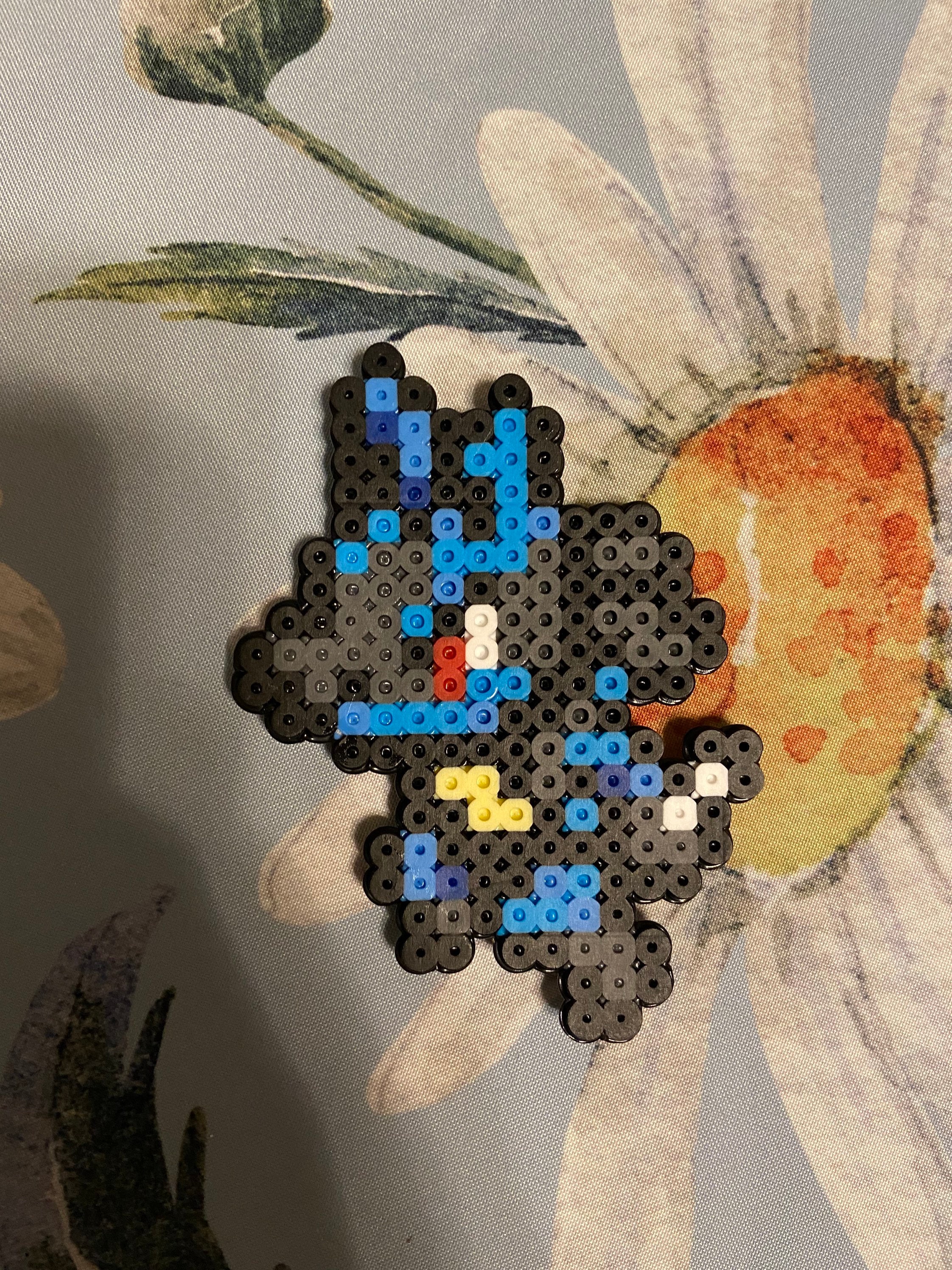 Riolu Lucario Mega Lucario Pokemon Perler Bead Fuse -  in 2023