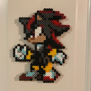 Sonic The Hedgehog - Shadow perler bead magnet