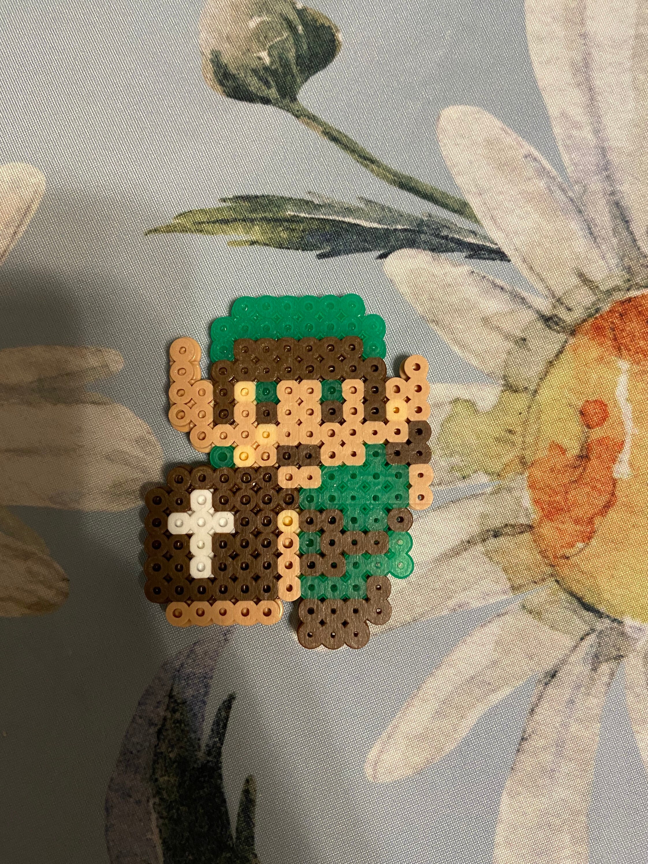 Legend of Zelda Link Perler Bead Magnet