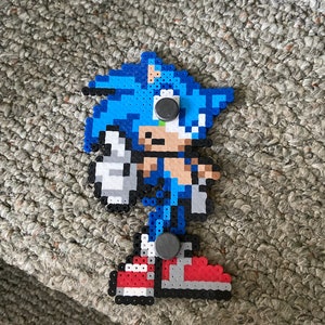 Sonic The Hedgehog Sonic Perler Bead Magnet Etsy Il 300x300.3985386165 Abw1
