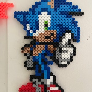 Sonic The Hedgehog Perler Bead Design