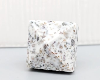 Pomo geométrico de terrazo para armario / Tirador moderno para cómoda / Tirador para cajón de cocina / Pomo para puerta