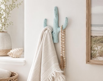 Cactus Metal Triple Wall Hook | Entry Key Rack Hanger