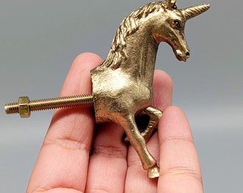 Golden Unicorn Metal Knob | Cabinet Handle | Kitchen Drawer Door Pull