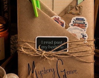 Green mystery read. Blind date with a book