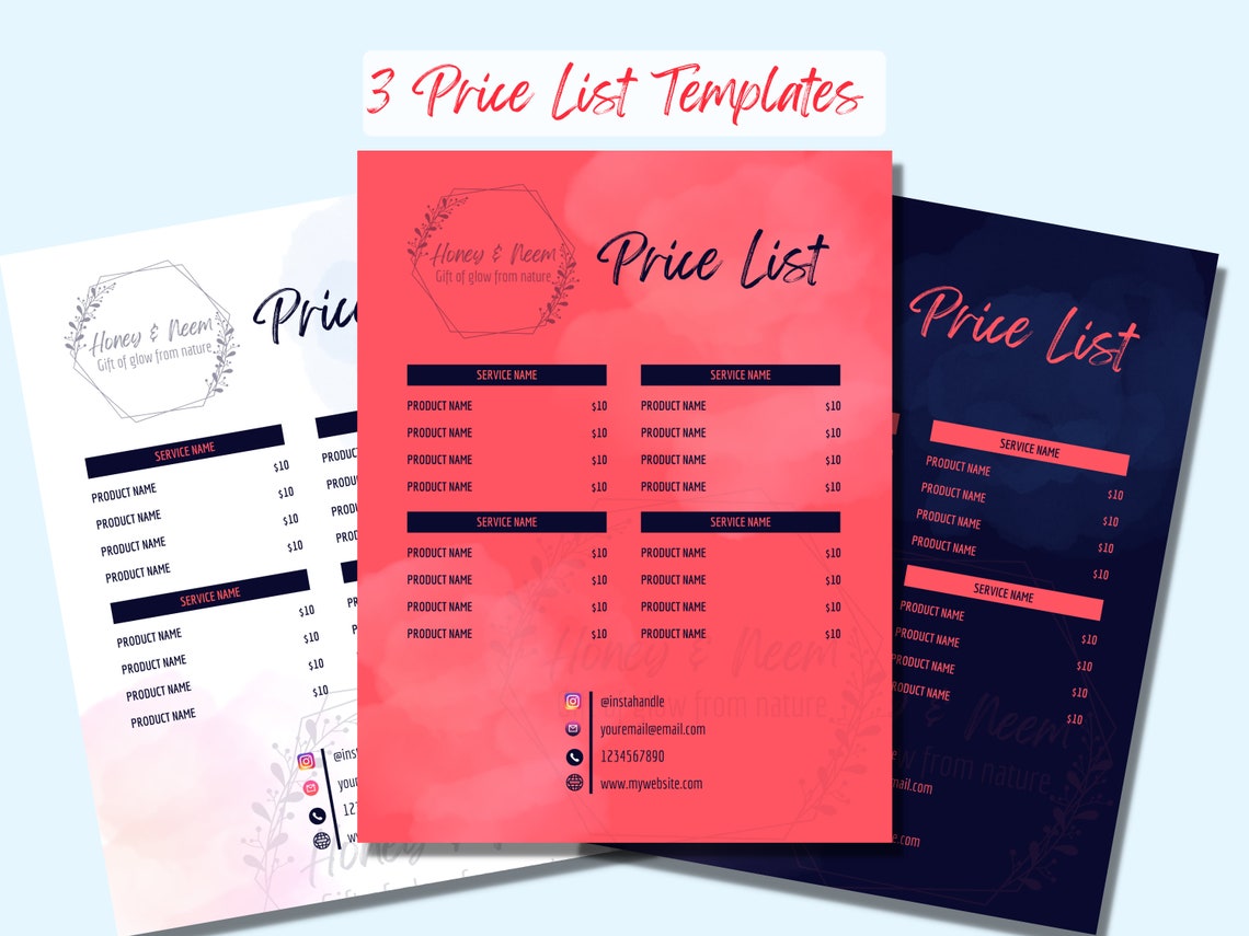 Editable Business Document Templates Bundle for Document Etsy Editable Business Document Templates Bundle for Document Etsy