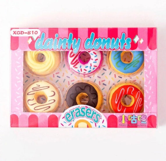 Donuts Eraser Cute Little Eraser Shape Rubbers for School Etsy