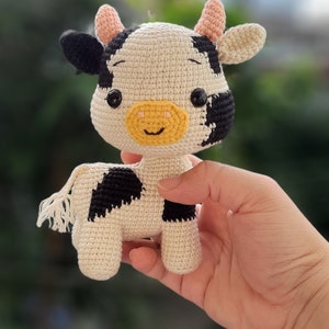 Crochet little Cow, Pattern, PDF, English, Amigurumi