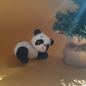 Modèle panda au crochet, panda numérique, joli modèle au crochet, modèle Amigurumi, animaux au crochet, fichier PDF