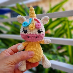 Crochet Unicorn, Amigurumi Unicorn Crochet Pattern, English only,baby toy