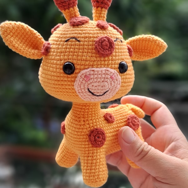 Crochet the Little Giraffe pattern, Amigurumi pattern, Crochet Animal, Pdf