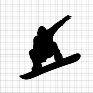 Snowboarder Instant Download SVG, Snowboarder Auto Aufkleber svg, Snowboarder Sticker, Snowboarder tshirt design geschenk svg