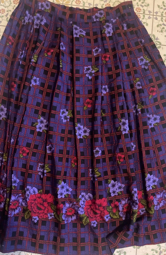 Vintage skirt boho floral Gem