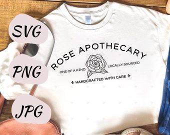 Rose Apothecary // Schitt's Creek // SVG - PNG - JPG