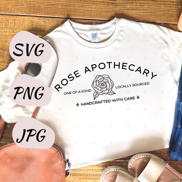 Rose Apothecary // Schitt's Creek // SVG - PNG - JPG