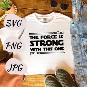La fuerza es fuerte con este // Star Wars - Darth Vader // SVG - PNG - JPG