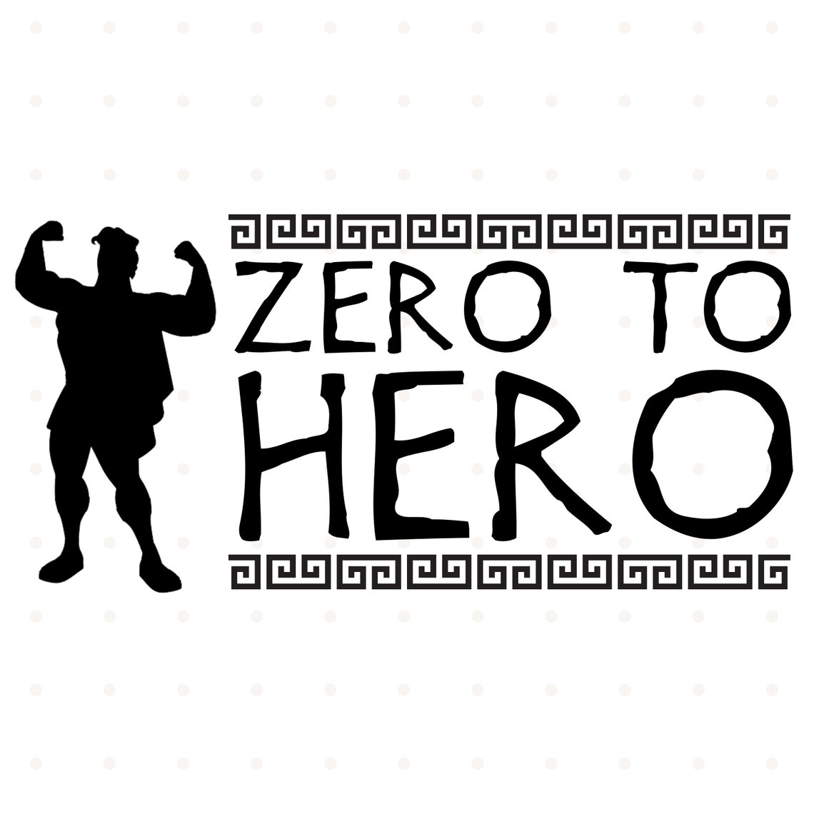 Zero to Hero // Hercules // SVG PNG JPG - Etsy