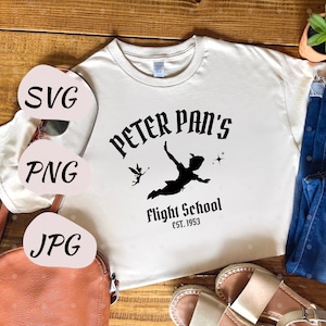 Peter Pan&#39;s Flight School // Neverland // SVG - PNG - JPG