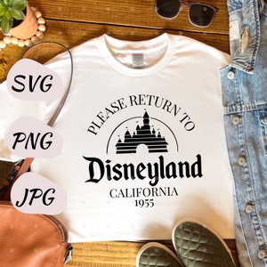 Keer terug naar Disneyland // SVG - PNG - JPG