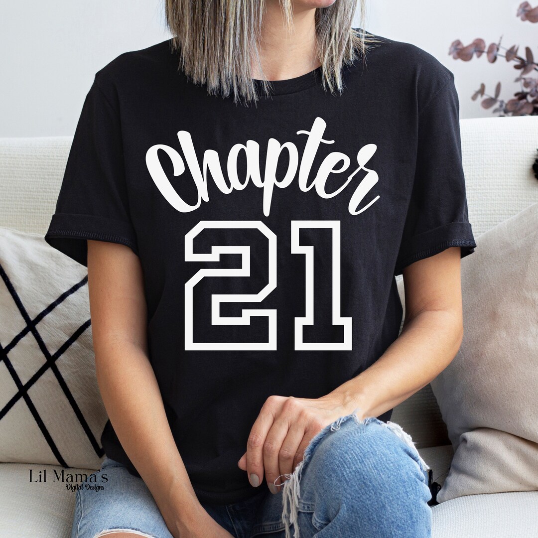 21st BIRTHDAY SVG, Chapter 21, 21st Birthday Gift, 21st Birthday Gift ...