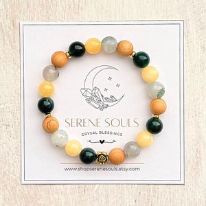 Heal with the Earth | Grounding, Balance, Stability | Sun and Mother Earth | Gratitude for Nature | Optimism and Hope | Healing Bracelet