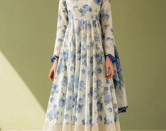 3 piece size-Medium and Large baroque Pakistani designer wear dress