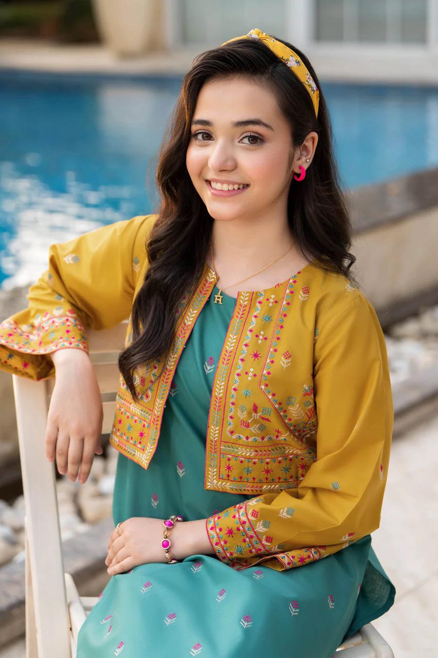 Pakistani Dresses Short Frock With Koti Beautiful Designer Ready