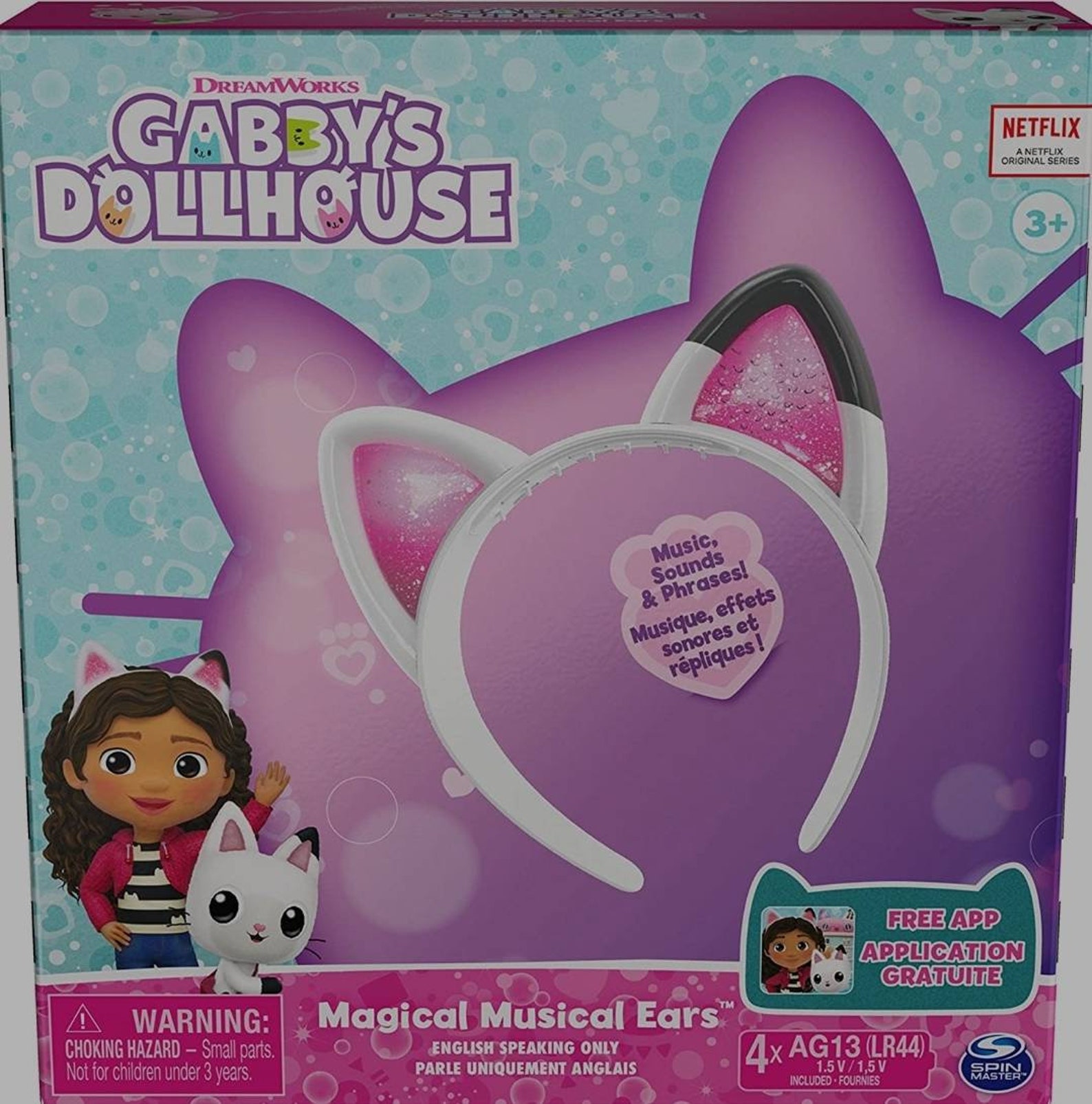 Gabby's Dollhouse Magical Musical Cat Ears With Lights Etsy